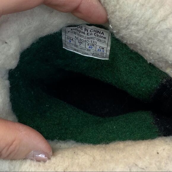 Sorel Manitou Made in Canada Vintage Caribou Winter White Boots Size 9 - Picture 5 of 15